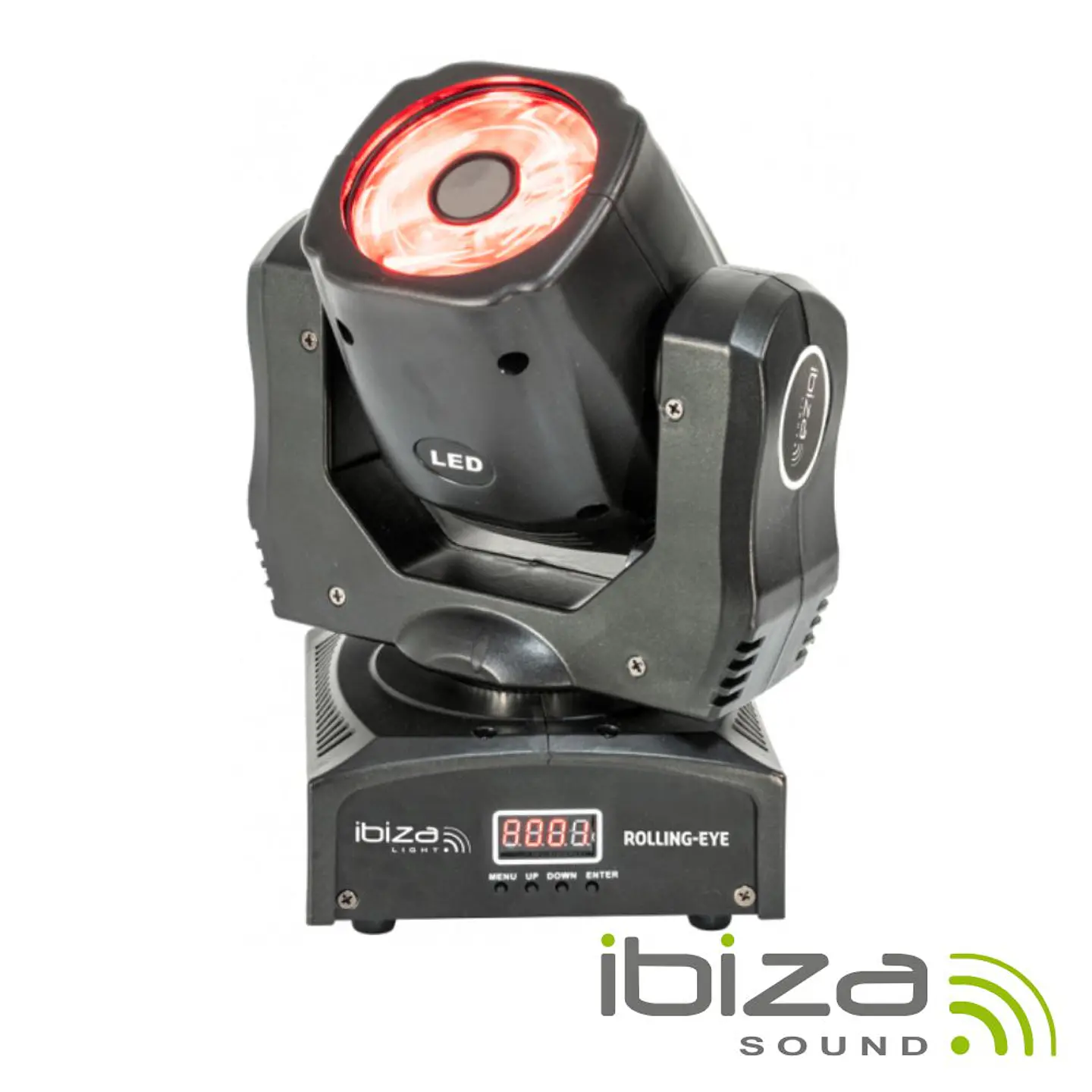 Moving Head 6x12W Wash Anel 6 LEDS DMX Mic IBIZA 1