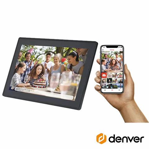 Moldura Digital WIFI FRAMEO 15.6" Preto DENVER