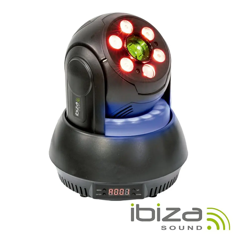 Moving Head 40W 4 Em 1 Wash/Laser DMX Mic IBIZA 1