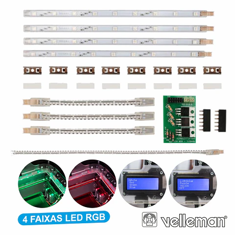 FAIXAS LED RGB P\ IMPRESSORA 3D K8400 VELLEMAN
