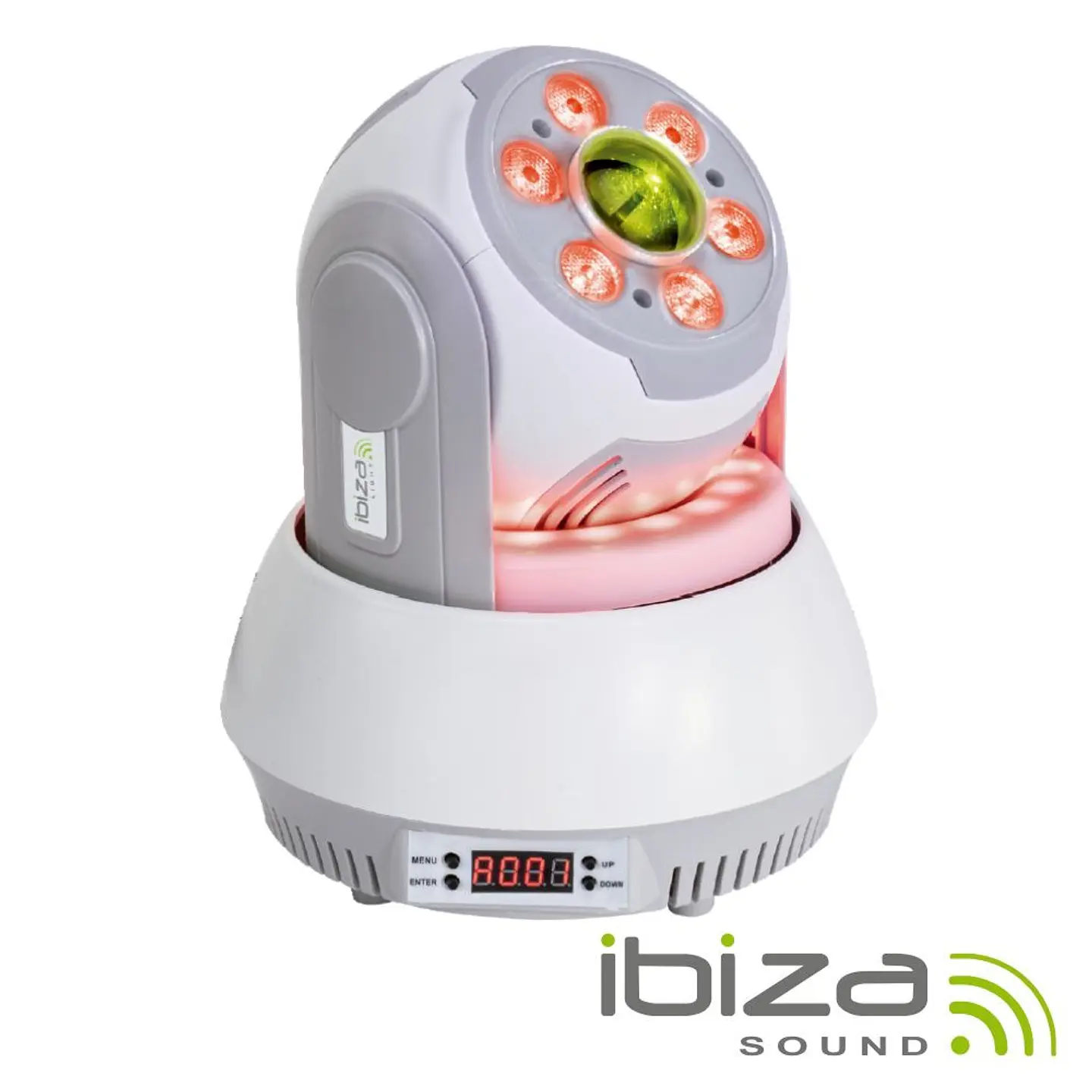 Moving Head 4 Em 1 Wash / 30W Gobo DMX Mic IBIZA 1