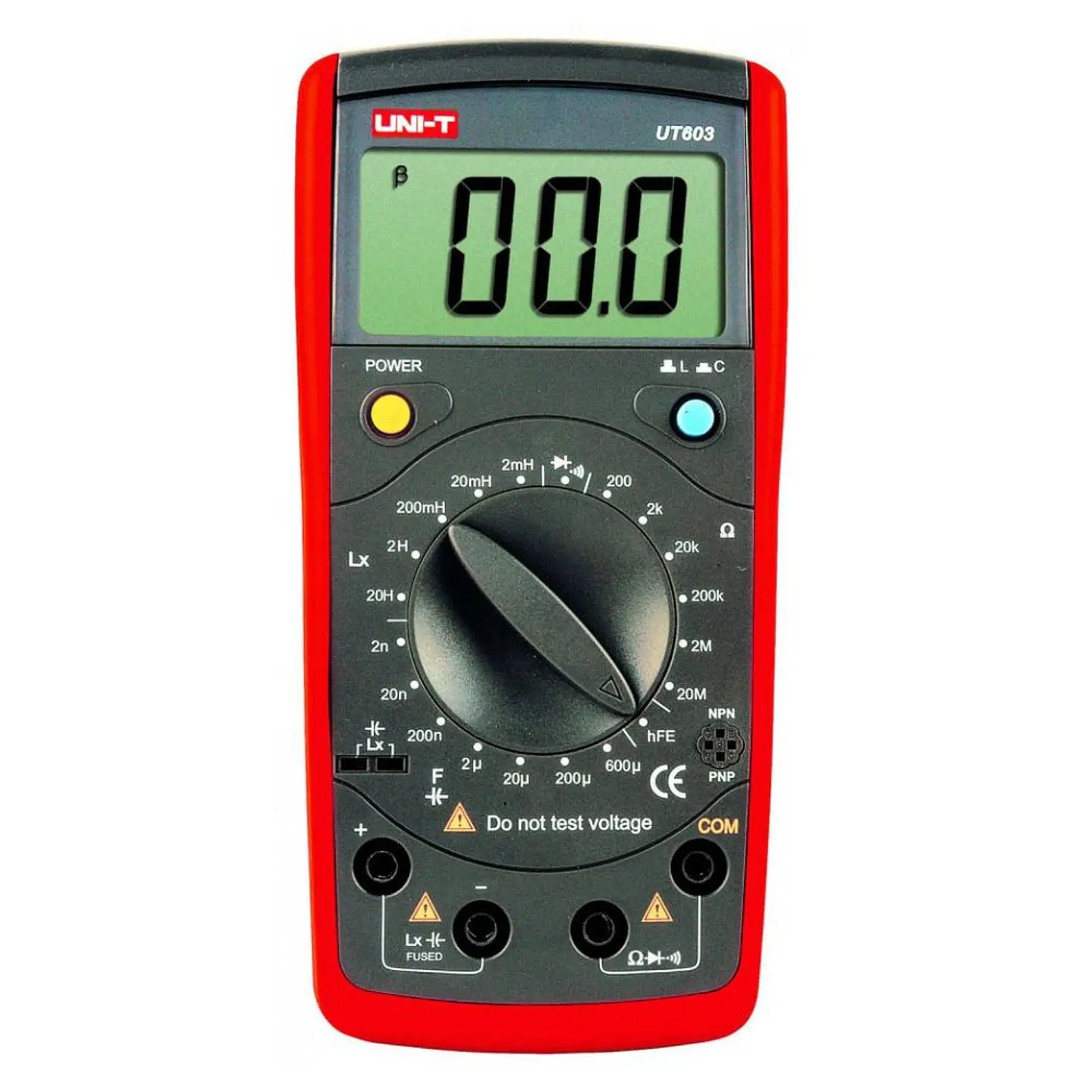Capacimetro Medidor de Indutâncias E Ohmimetro Digital UNI-T 1