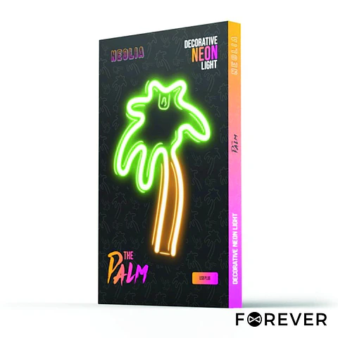 Luz LED Neon Em Forma de Palmeira