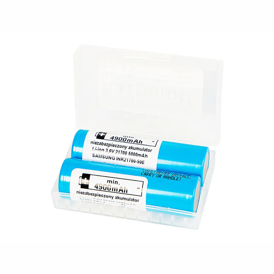Bateria Lítio 21700 3.6V 4900mAh Pack 2un SAMSUNG 1