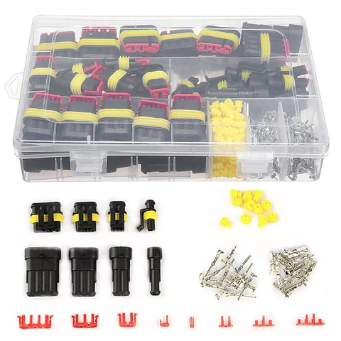 Conjunto de 352 Fichas Superseal 1/2/3/4P C/ Terminais IP67