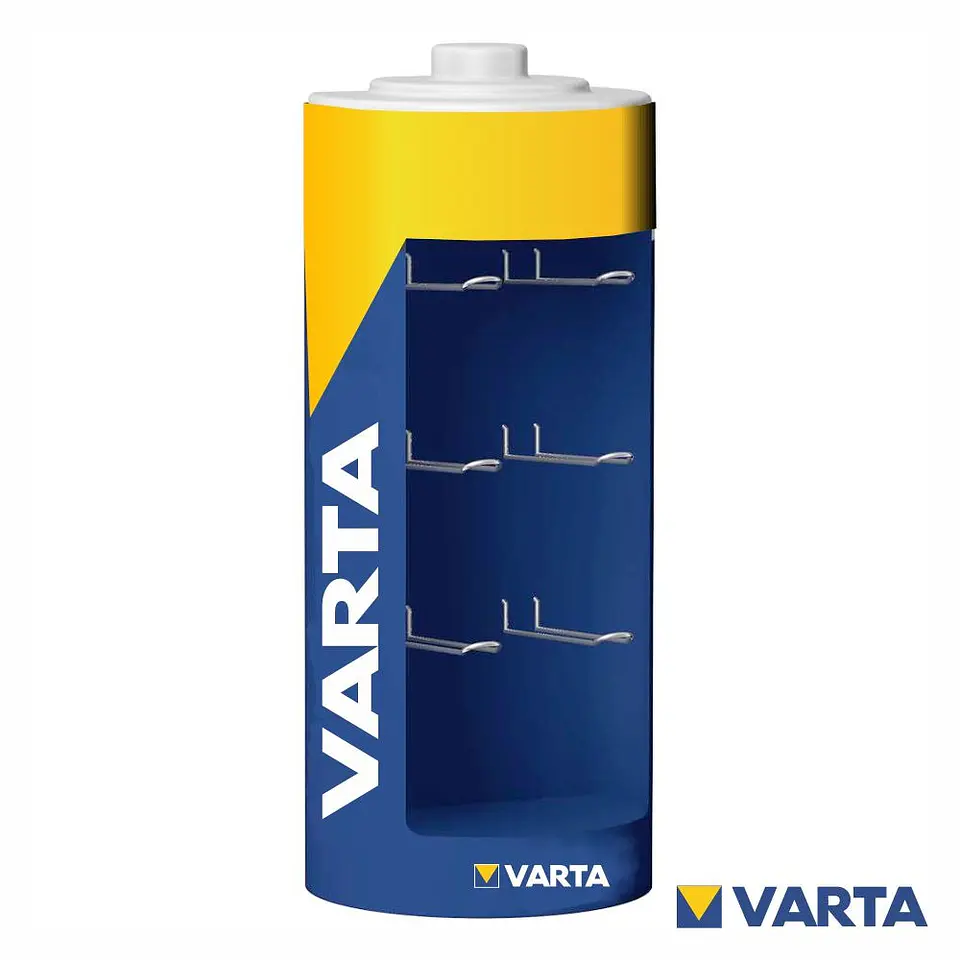 Expositor Em Formato De Pilha c/ 6 Ganchos VARTA 1