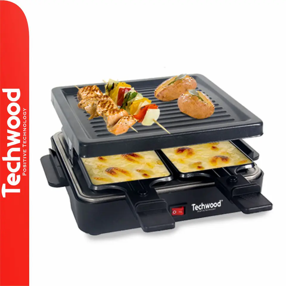 Grelhador Raclette 4 Pessoas 600W TECHWOOD 1