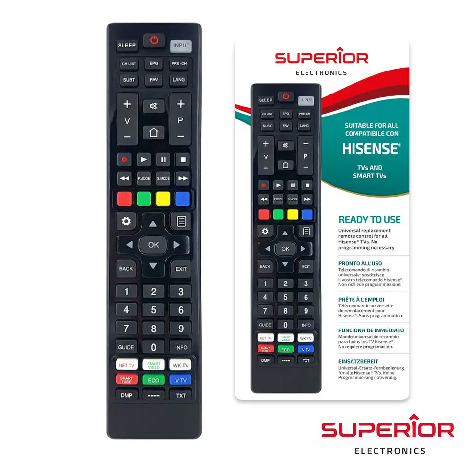 Comando TV Universal LCD/LED Hisense Smart TV 1