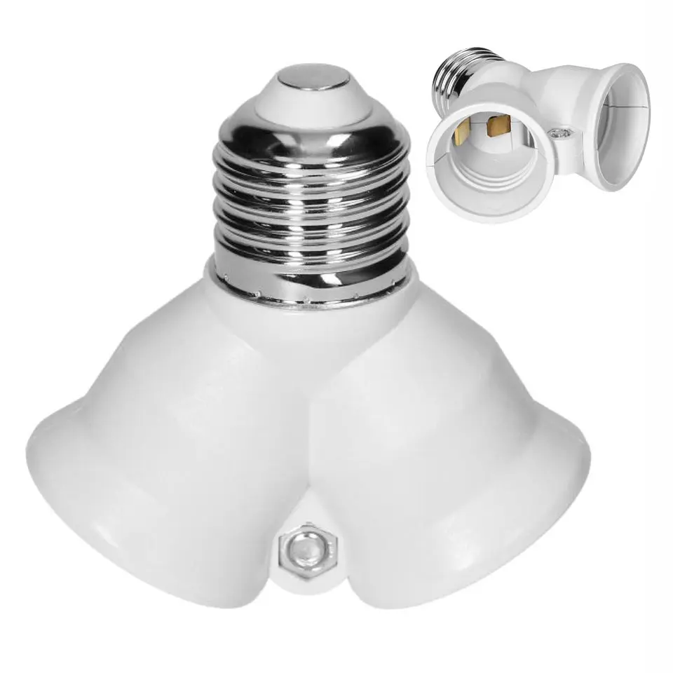 Casquilho Adaptador De E27 P/ 2x E27 VIRONE 1