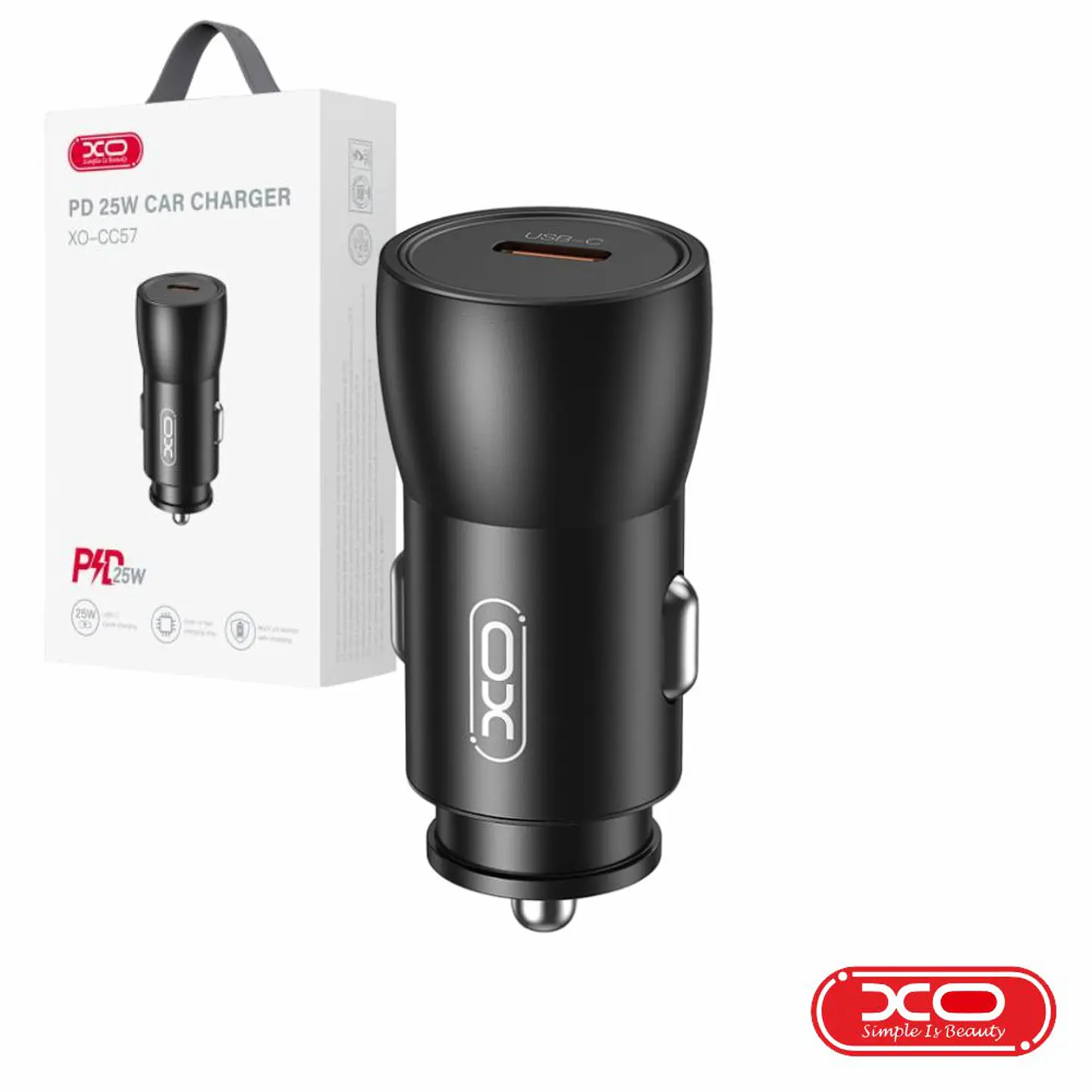 Adaptador Isqueiro USB-C PD 25W XO 1