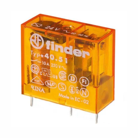 Relé Eletromagnético Industrial 48VAC 20A SPDT FINDER