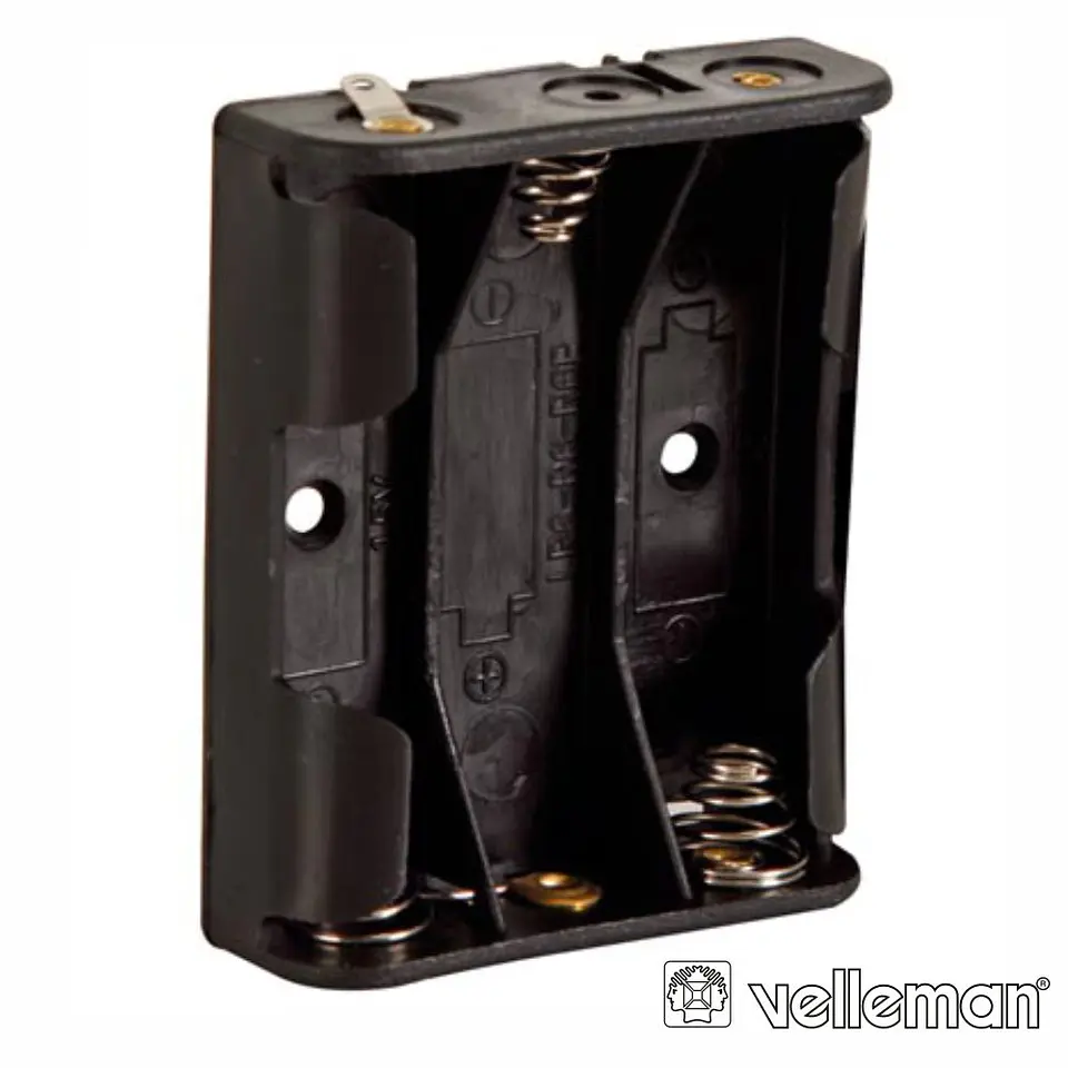 SUPORTE P/ 3 PILHAS AA VELLEMAN 1