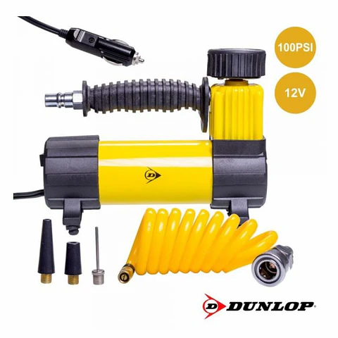 Compressor de Ar 100PSI 12V DUNLOP