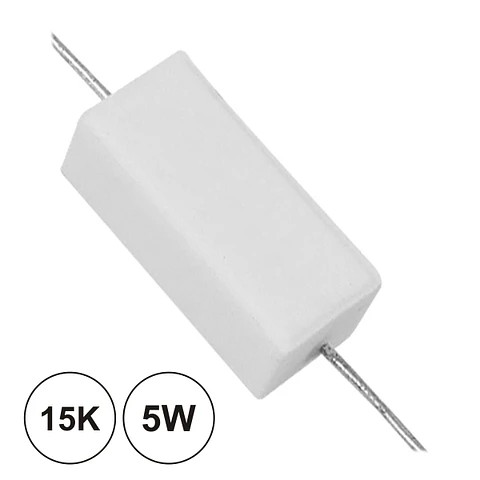 RESISTÊNCIA BOBINADA 15K 5W