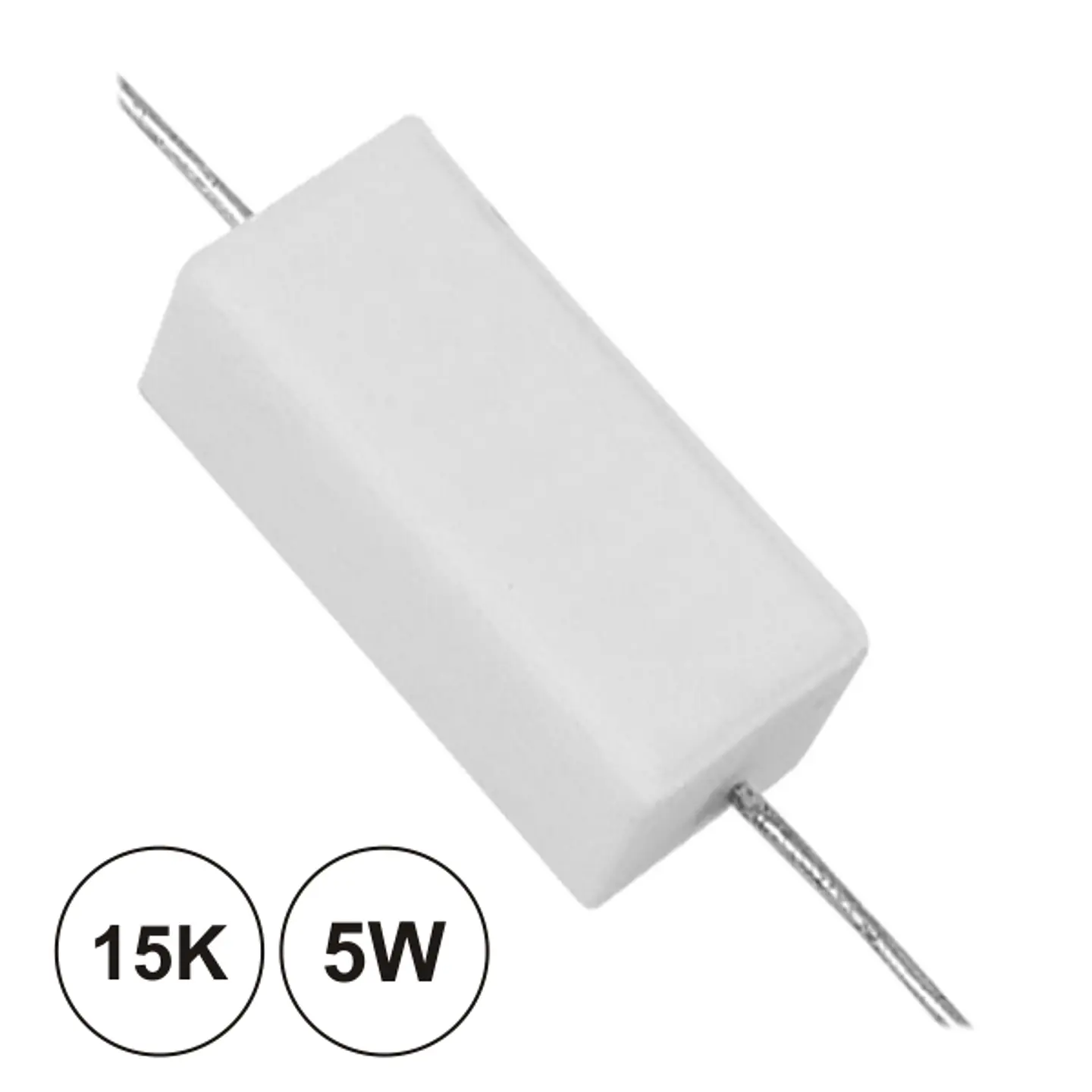 RESISTÊNCIA BOBINADA 15K 5W 1