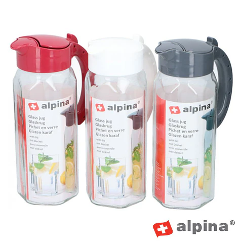 Jarro de Vidro 1.5L C/ Tampa