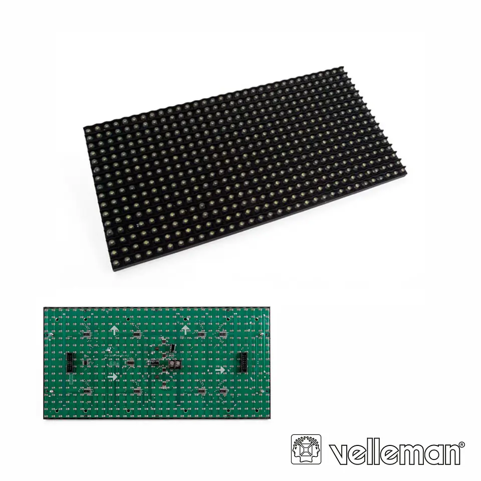 VISOR LED MATRIX C/ LEDS BRANCOS VELLEMAN 1