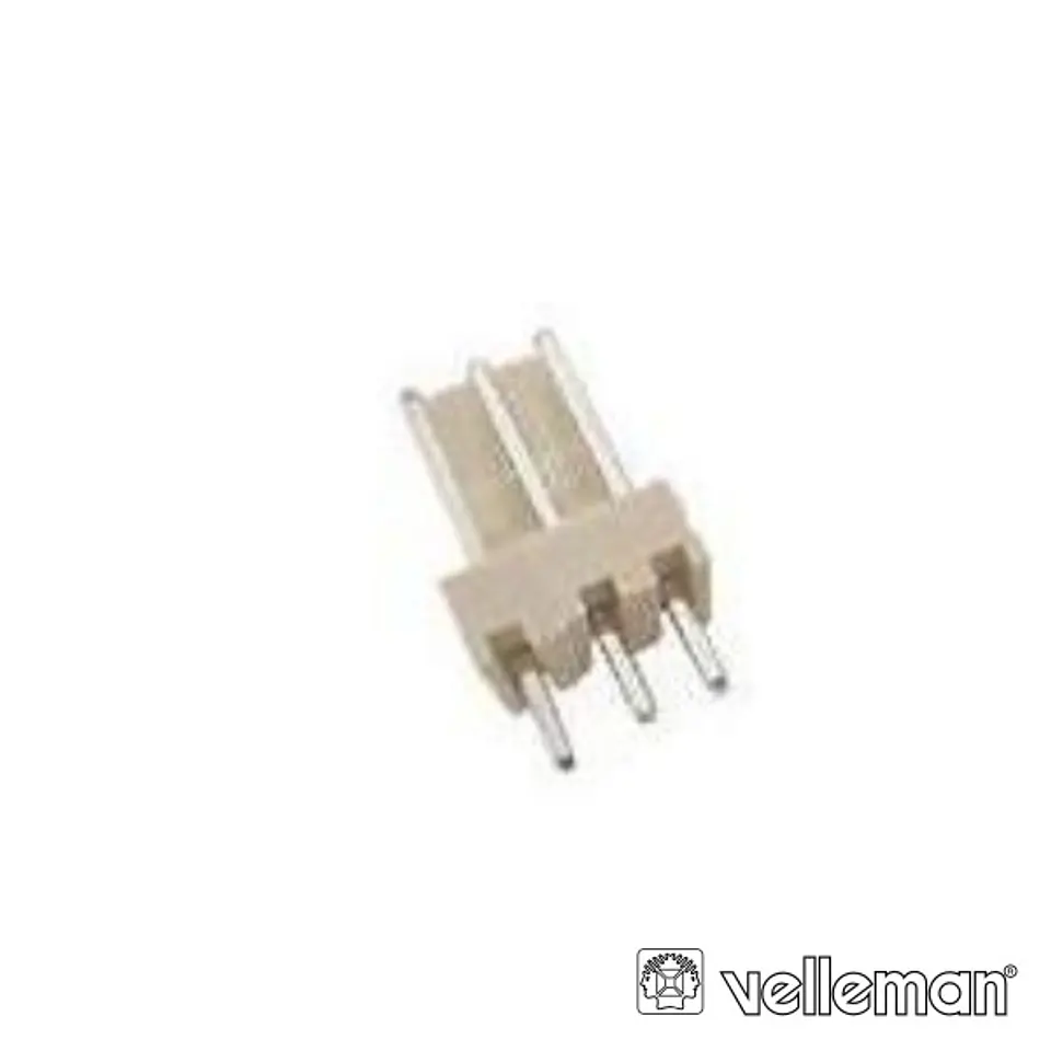 PLACA DE 3 CONTACTOS MACHO VELLEMAN 1