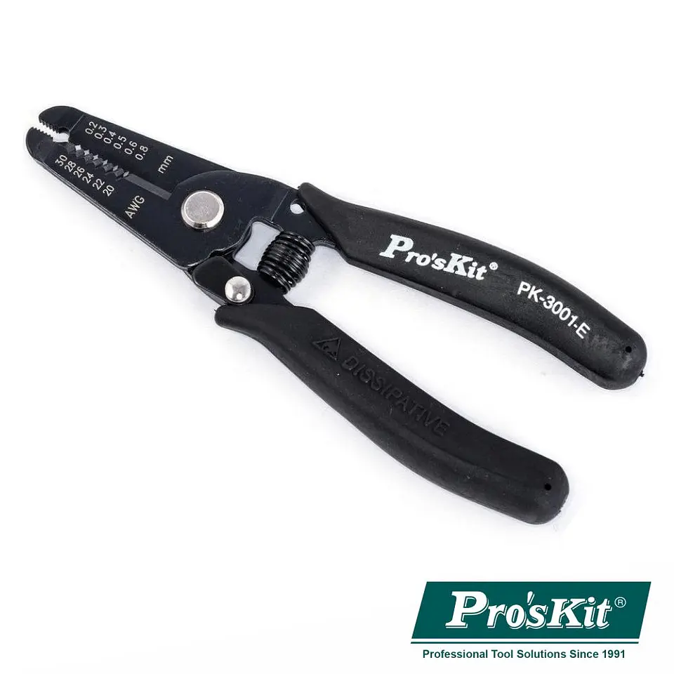 ALICATE DE CORTE E DESCARNAR PUNHO CONDUTOR 156MM PROSKIT 1