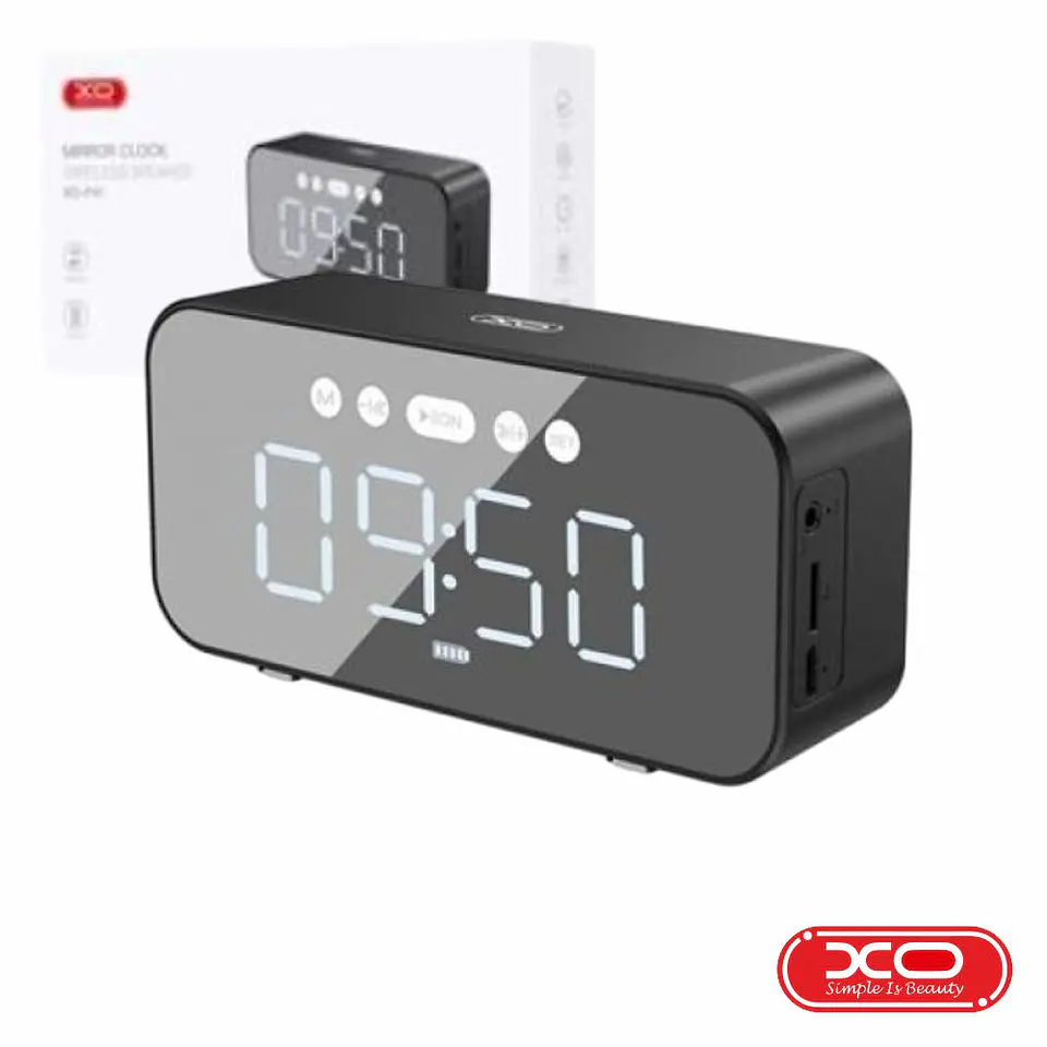 Relógio Despertador 5W C/ Bat/Bluetooth/MicroSD/FM/AUX XO 1
