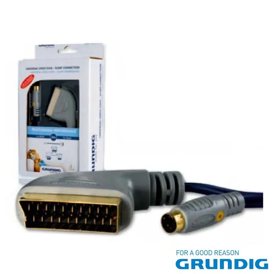 CABO SVHS-SCART 5M GRUNDIG 1