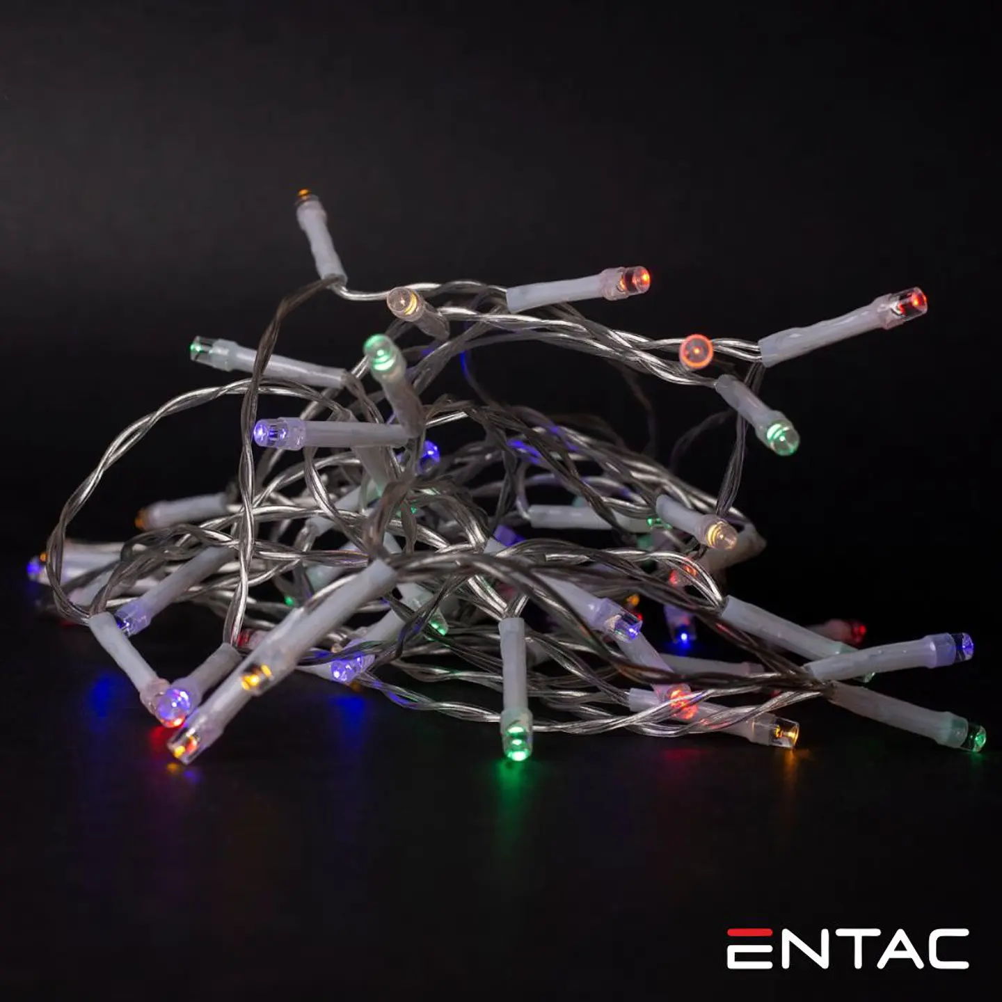 Grinalda 10 LEDS Multicor 2xAA 1mt 1