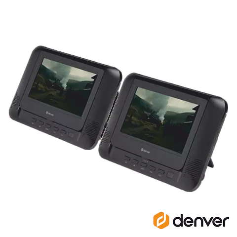 Leitor DVD Portátil 7" C/ 2 LCD DENVER