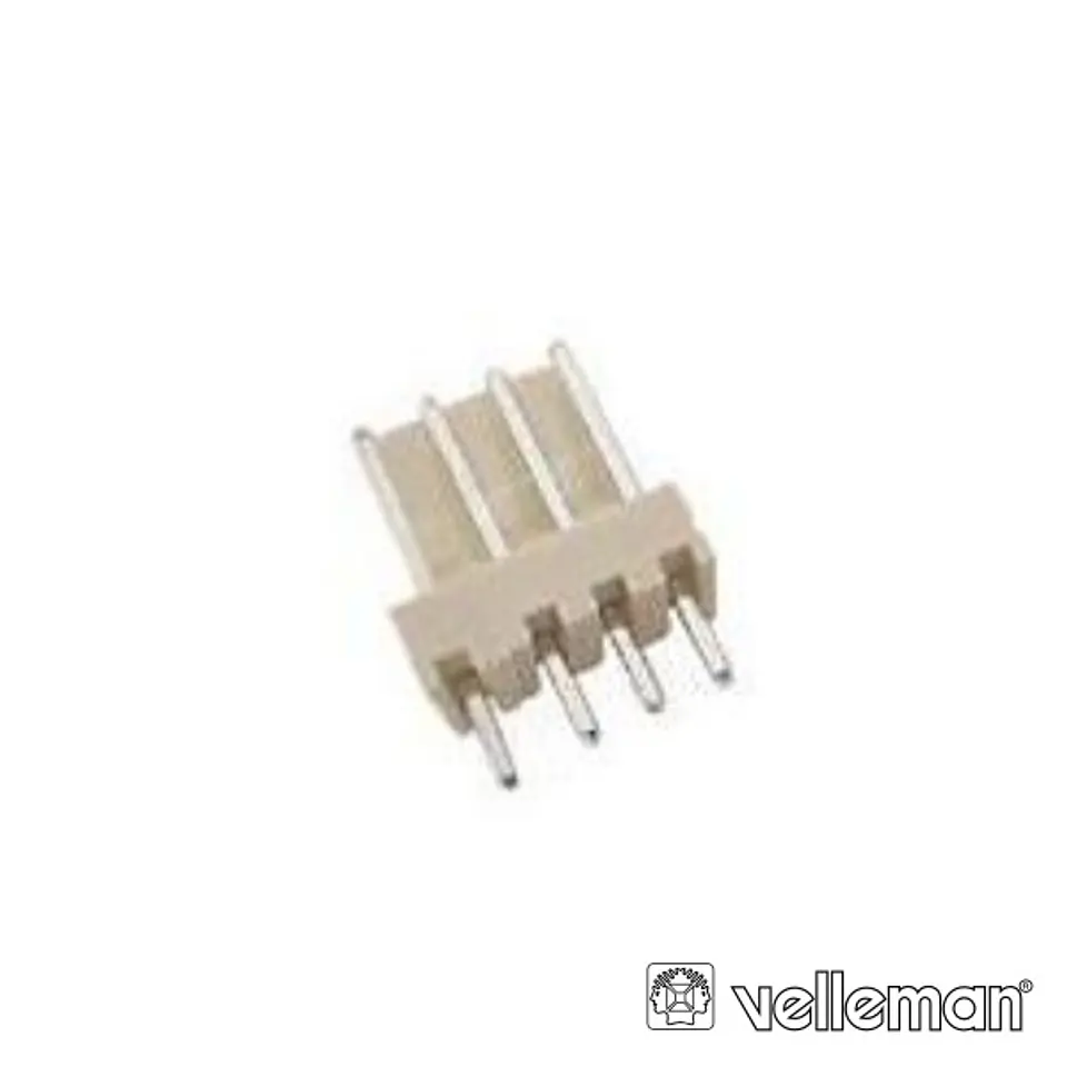 PLACA DE 4 CONTACTOS MACHO VELLEMAN 1