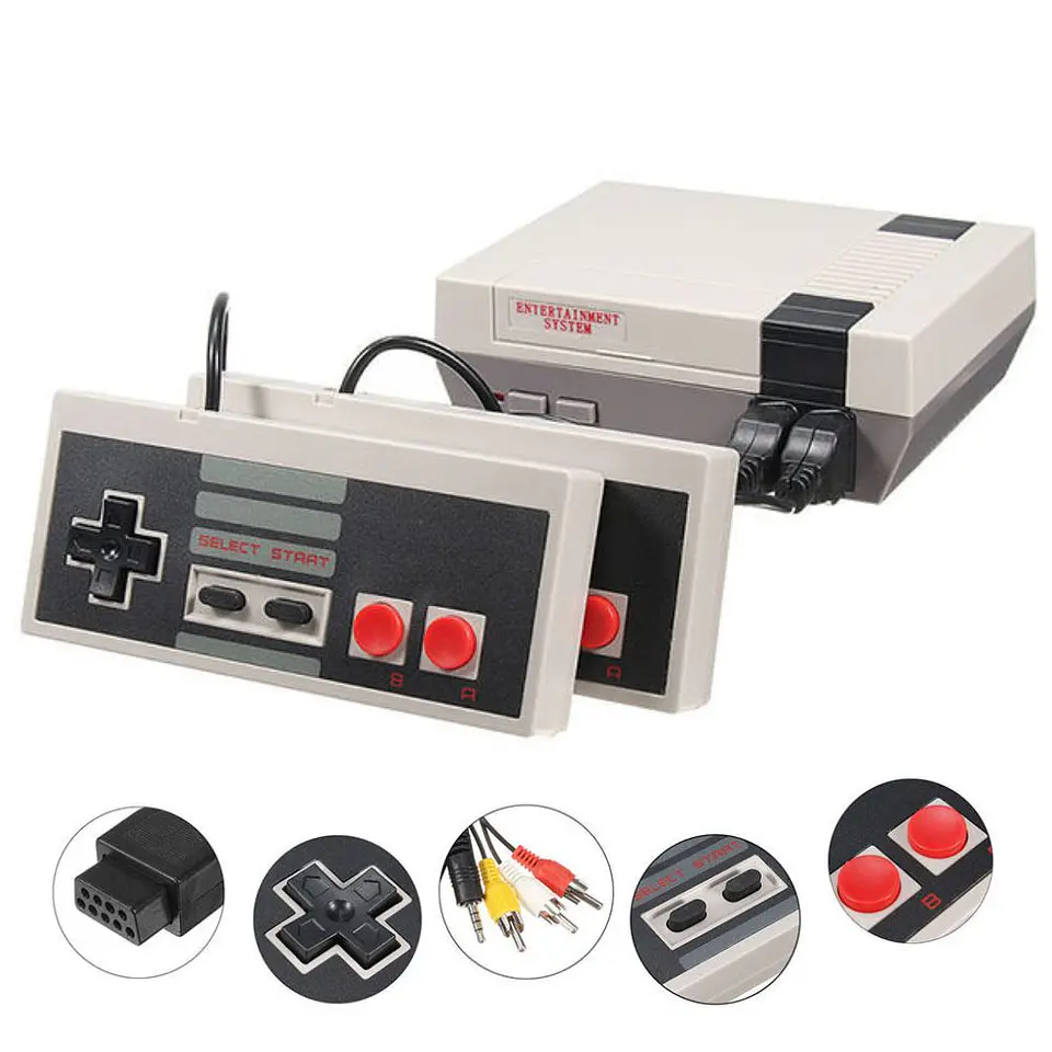 Consola De Jogos Compacta C/ 620 Jogos E 2 Comandos 1