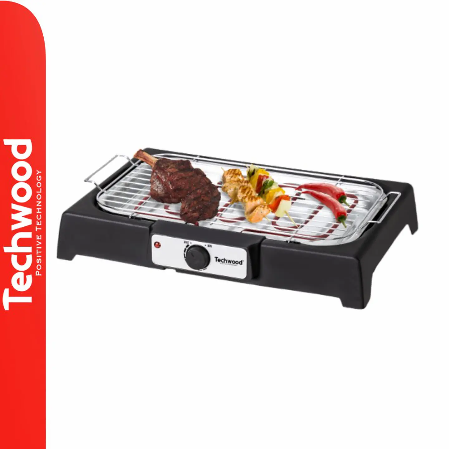 Grelhador Elétrico 2000W TECHWOOD 1