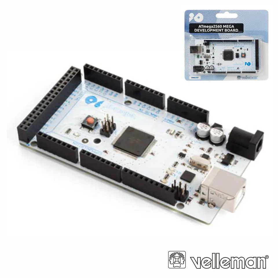 PLACA DE DESENVOLVIMENTO MEGA ATMEGA2560 VELLEMAN 1