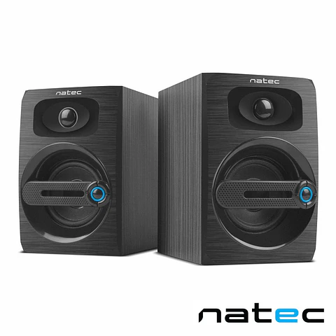 Conjunto 2 Colunas PC 2.0 6W Jack/USB NATEC
