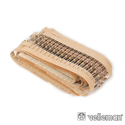 KIT DE 480 RESISTÊNCIAS 1/4W VELLEMAN