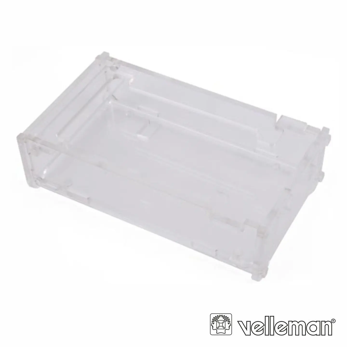 CAIXA TRANSPARENTE 114 x 65 x 18mm P/ ARDUÍNO VELLEMAN 1