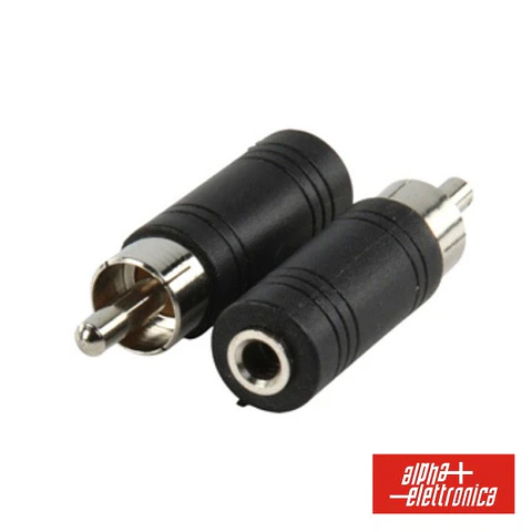 FICHA ADAPTADORA JACK 3.5MM FÊMEA MN / RCA MACHO