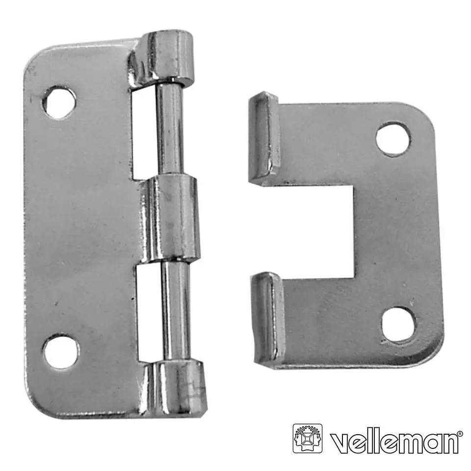 Dobradiça Metálica P/ Colunas (10X) VELLEMAN 1