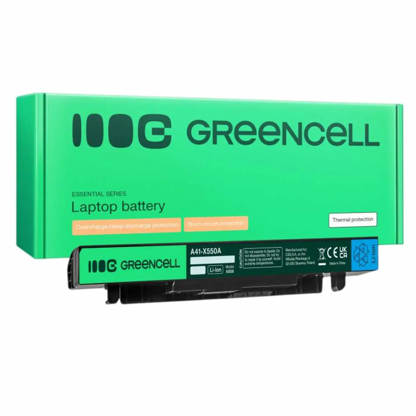 Bateria P/ Portátil Asus 2200mAh 14.4V GREEN CELL 1