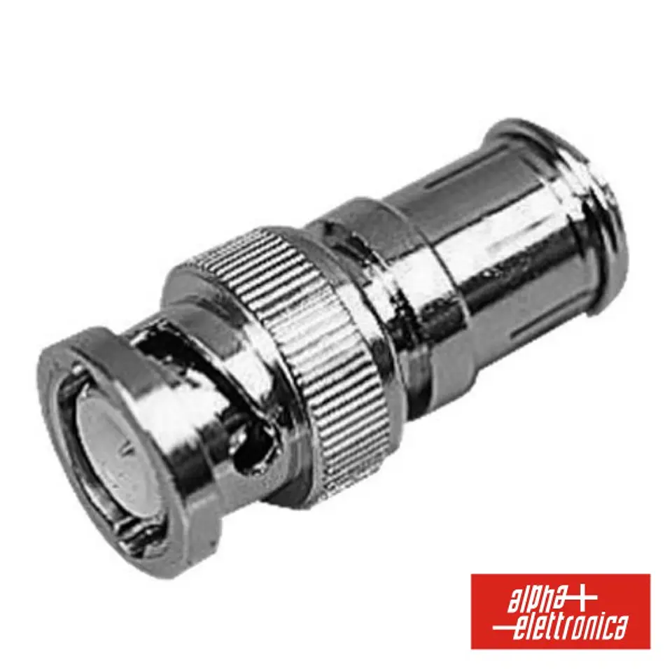 FICHA ADAPTADORA BNC MACHO P/ FICHA COAXIAL FÊMEA ø9.5MM 1