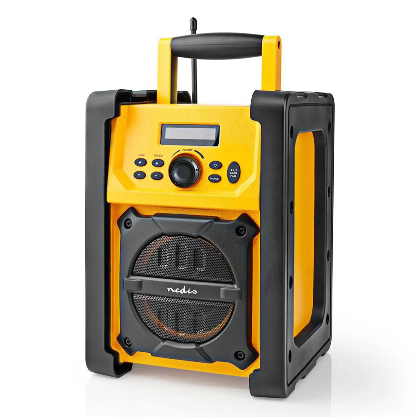 Rádio de Trabalho Ultra Resistente 15W IPX5 Bluetooth/FM/AUX 1