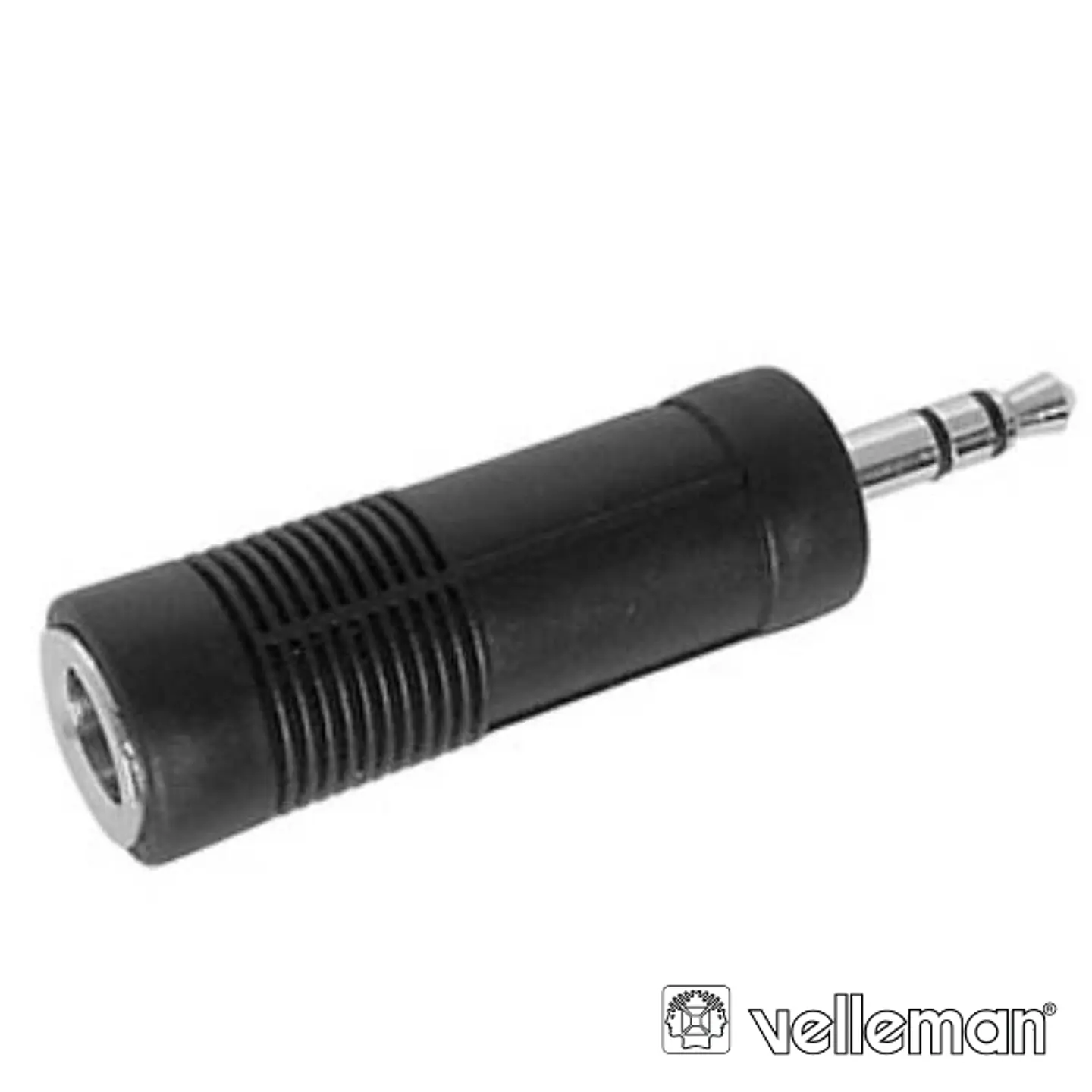 FICHA ADAPTADORA JACK 6.35MM FÊMEA / JACK 3.5MM MACHO ST 1