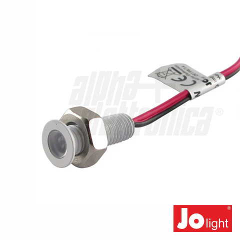 FOCO LED 0.2W 12V 12.1MM BRANCO QUENTE P/ ENCASTRAR IP20 JOL