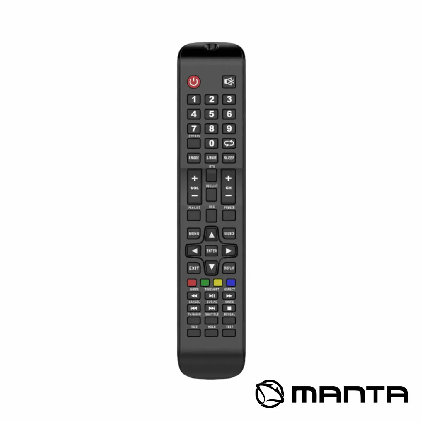 Comando TV MANTA compatível com TVs das séries N123E e N124E 1