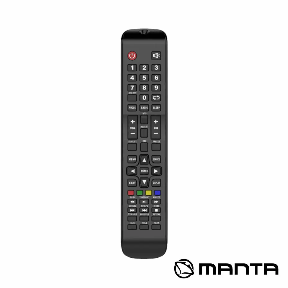 Comando TV MANTA compatível com TVs das séries N123E e N124E 1