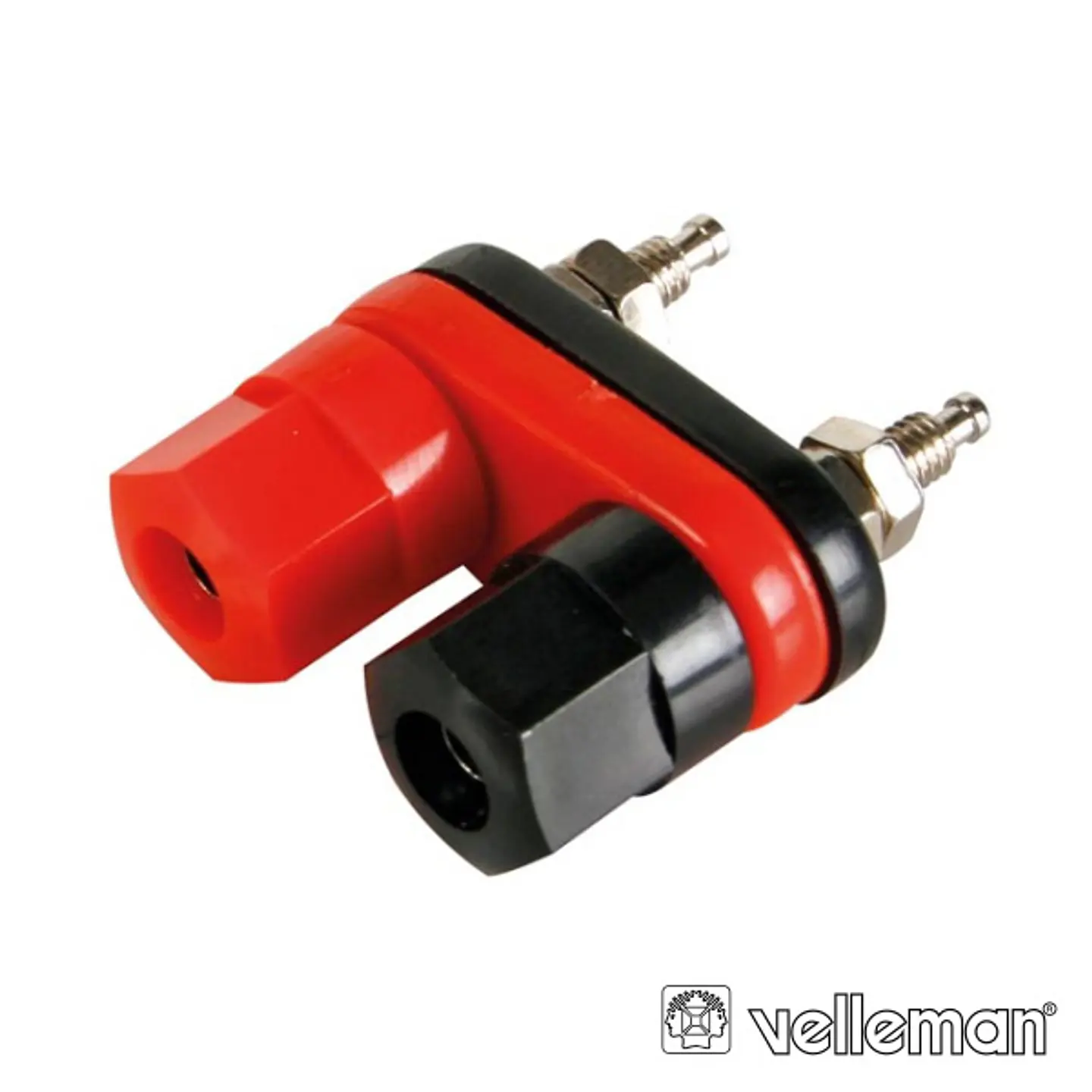 BORNE DUPLO VERMELHO/PRETO CONECTORES 1