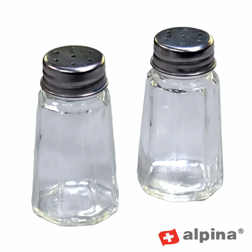 Conjunto 2 Frascos P/ Especiarias 3.5x7.5cm ALPINA 1
