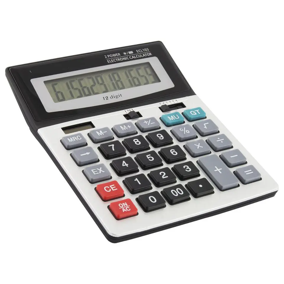 Máquina Calculadora 12 Dígitos 1