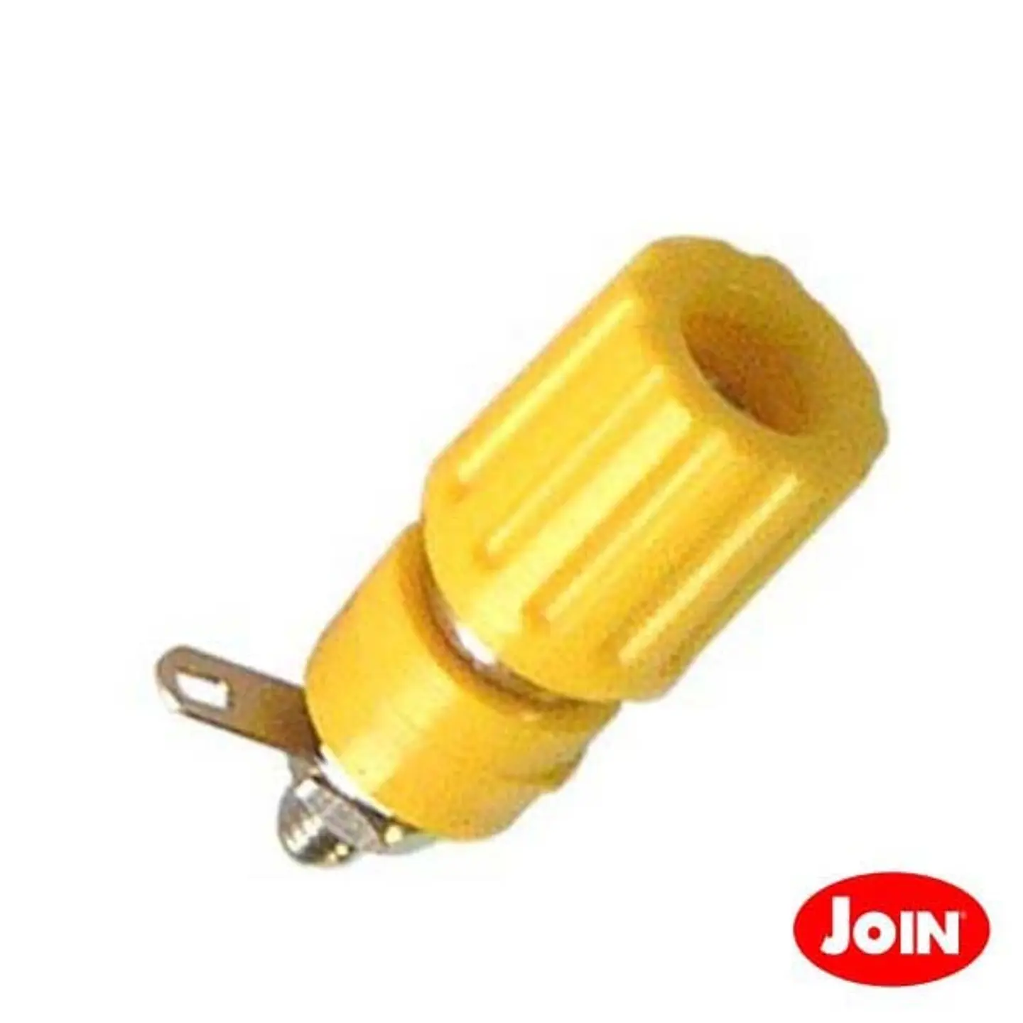BORNE TERMINAL 4MM AMARELO 1