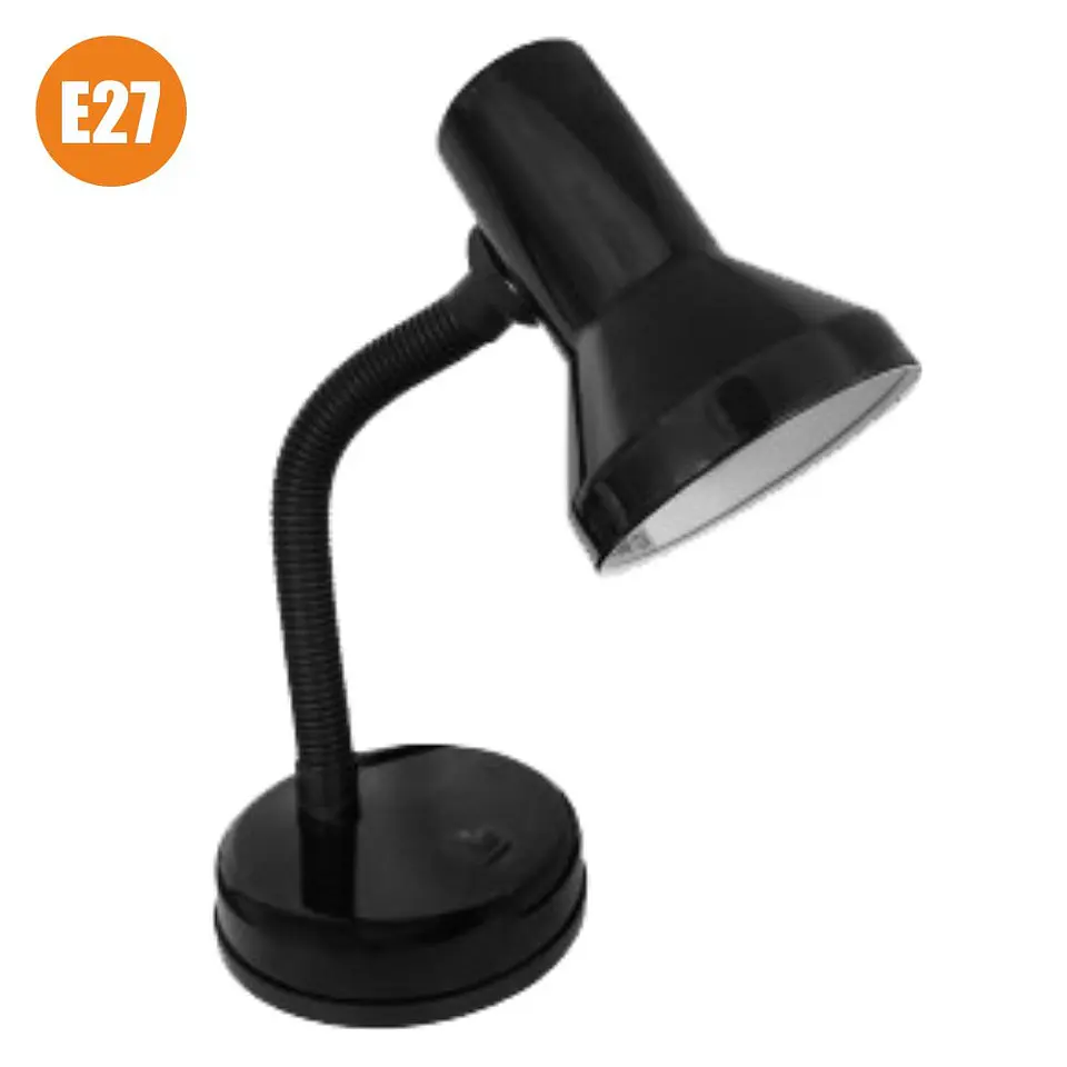 CANDEEIRO MESA E27 60W PRETO 1