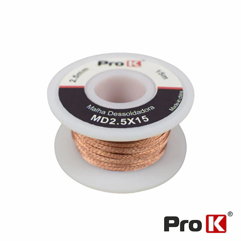Malha Dessoldadora 2.5mm 15m PROK