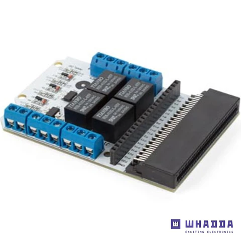 Placa Controladora de 4 Relés P/ MicroBit WHADDA